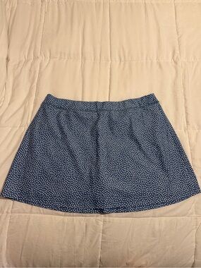 YPB Active Navy Blue Polka Dot Skirt